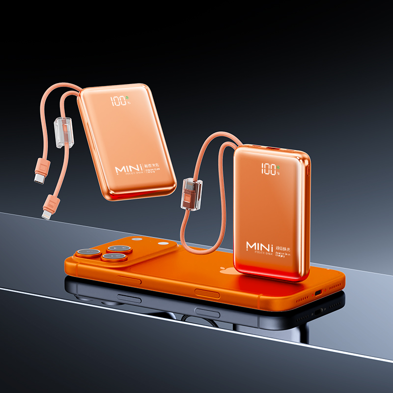 10000mAh Mini Power Bank with 22.5W Quick Charging
