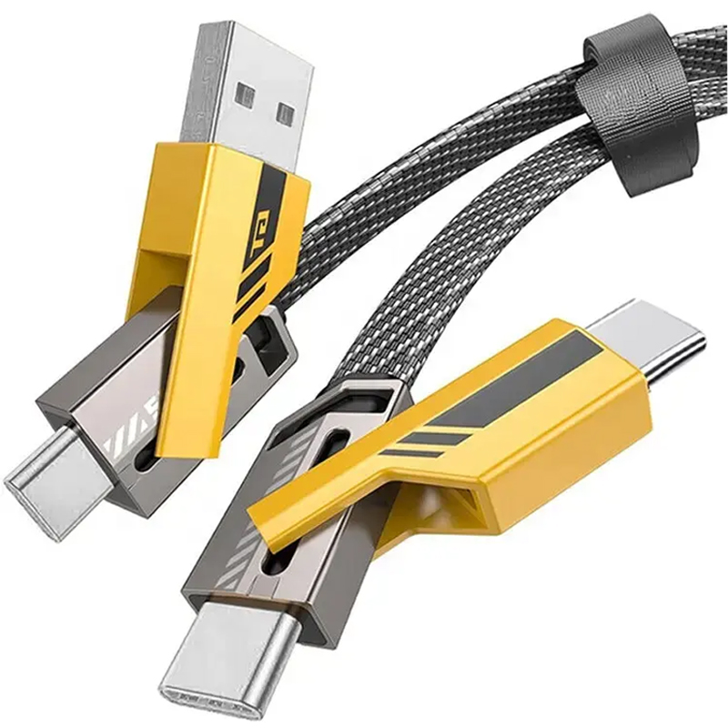 Mech four in one charging cable