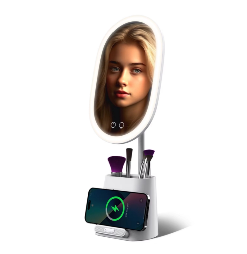 Desktop LED Vanity Mirror