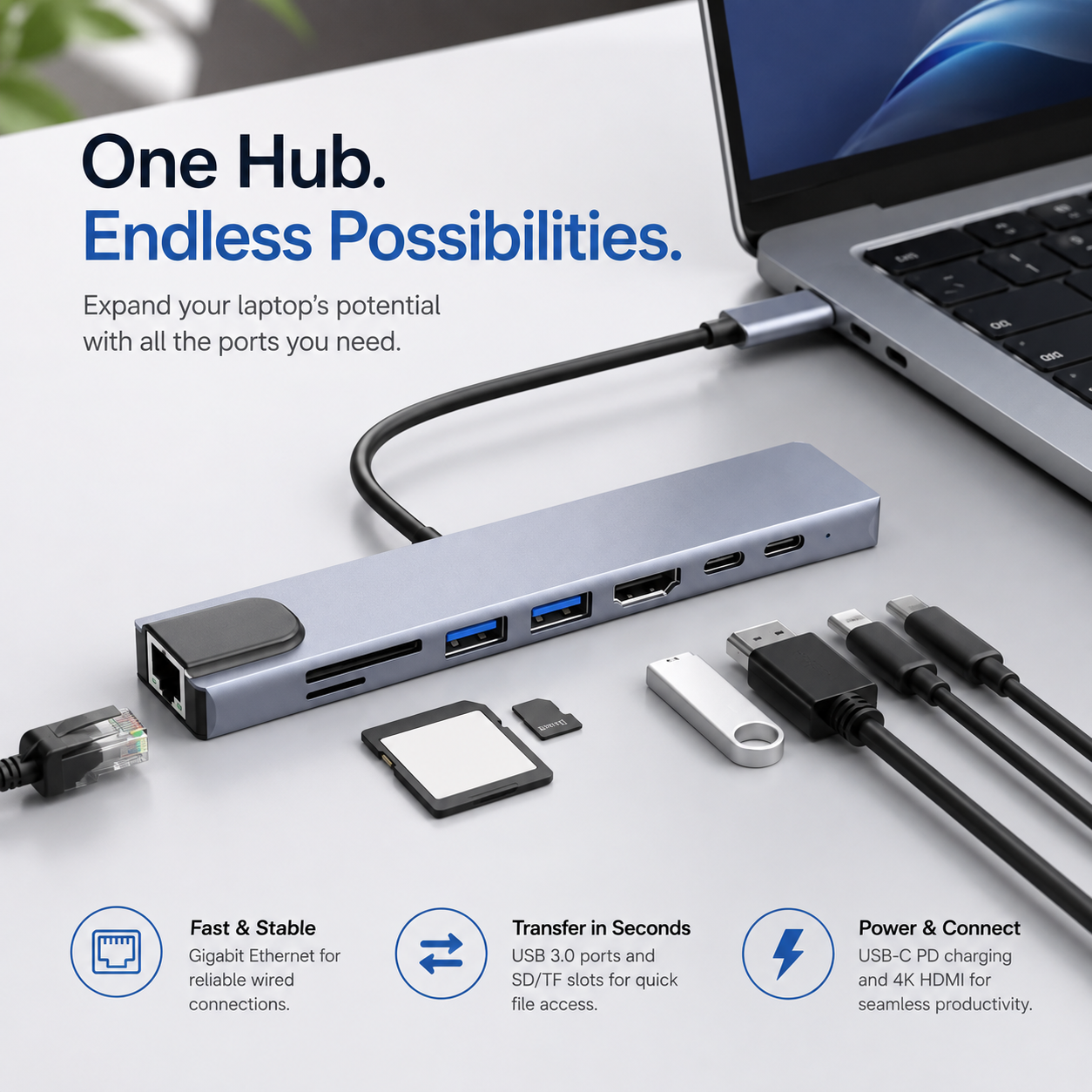 Enhanced version of interface expansion dock
