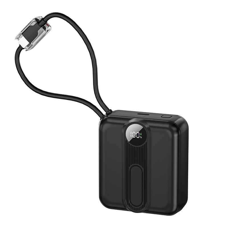 New Mini Power Bank with Fast Charging and Cable