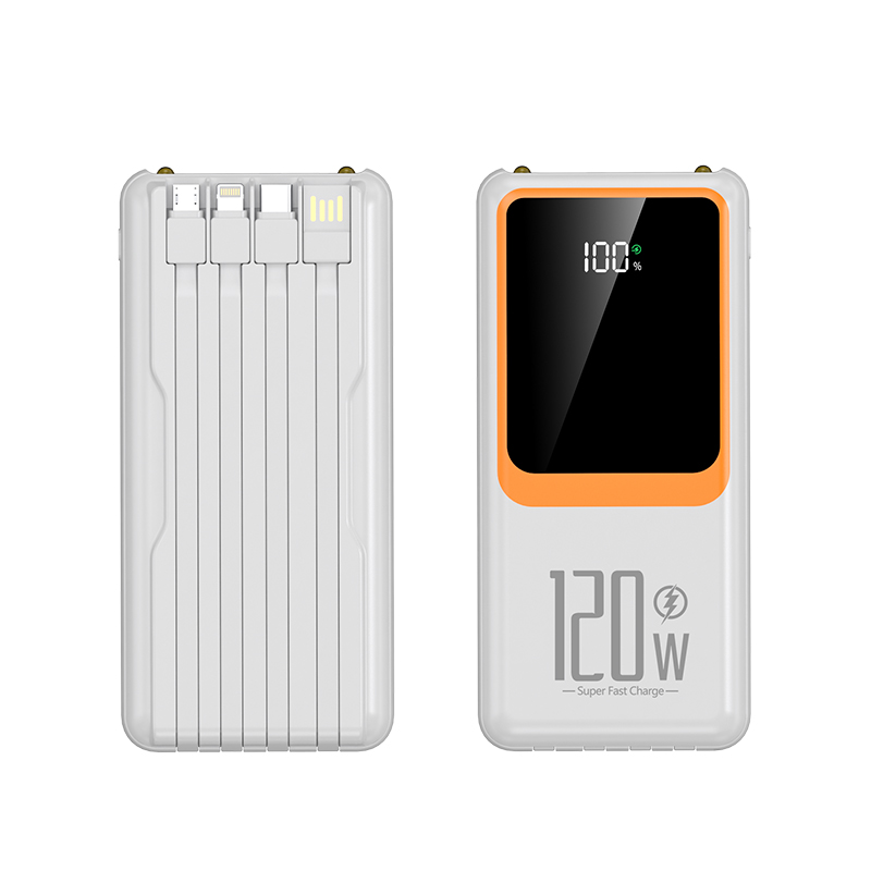 New Super 120W Fast Charging Power Bank with Fast Charging Cable