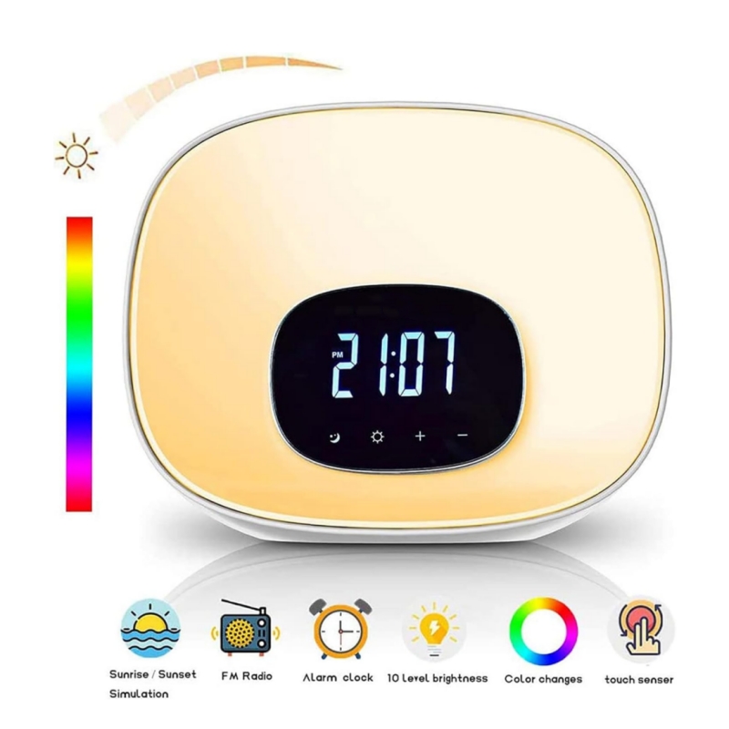 LED Sunrise Alarm Clock