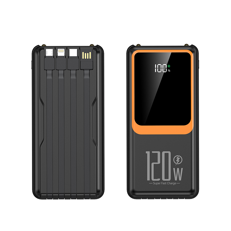 New Super 120W Fast Charging Power Bank with Fast Charging Cable