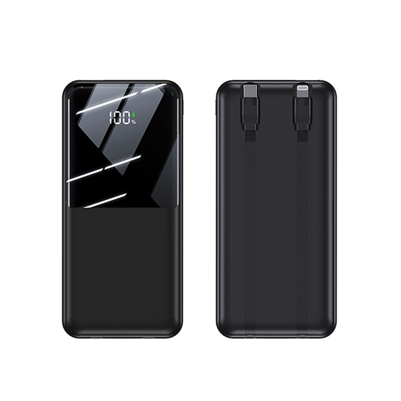 10000mAh Power Bank with Built-in Bidirectional Flash Charging Mobile Power Bank