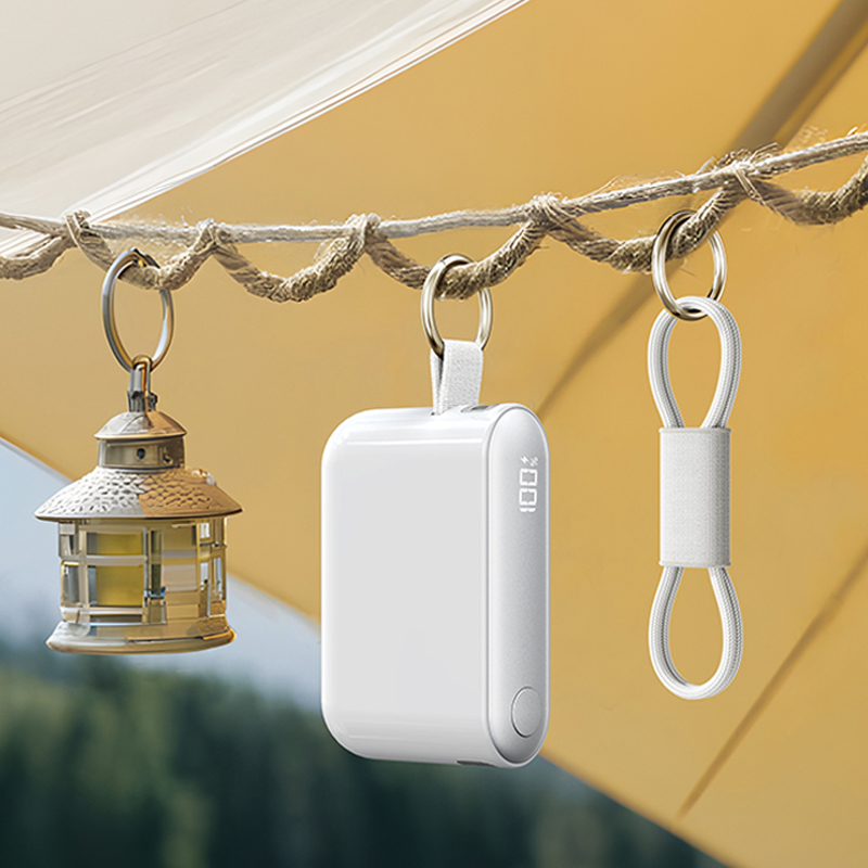 Built-in 10000mAh Super Fast Charging Mini Compact Power Bank