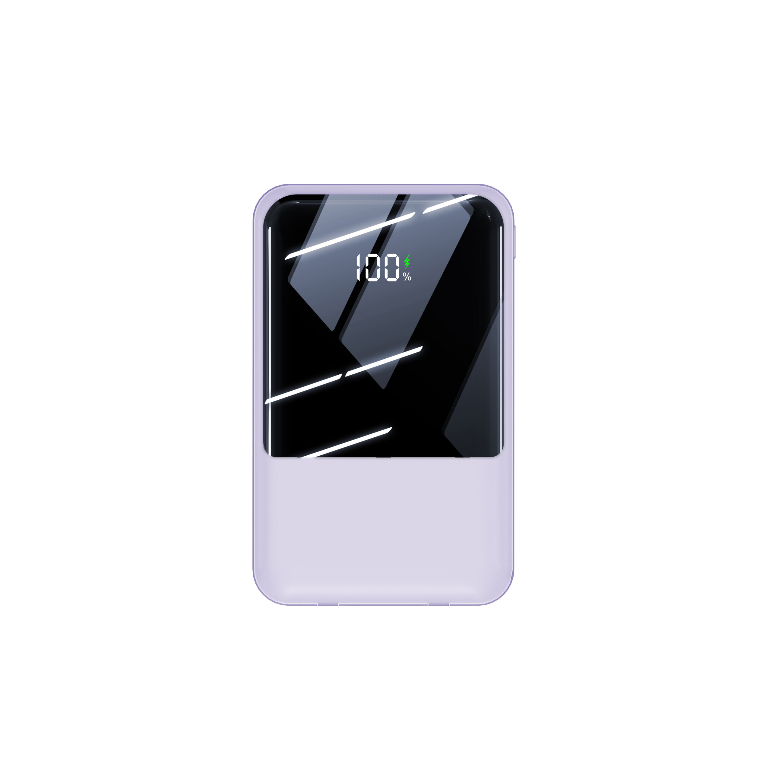 Fast Charging Mobile Power Bank with Built-In Dual-Line and Digital Display