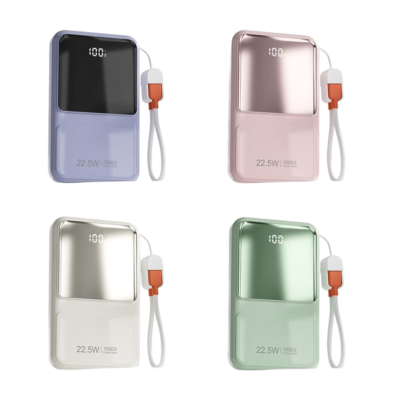 New PD 22.5W Portable Mini Power Bank