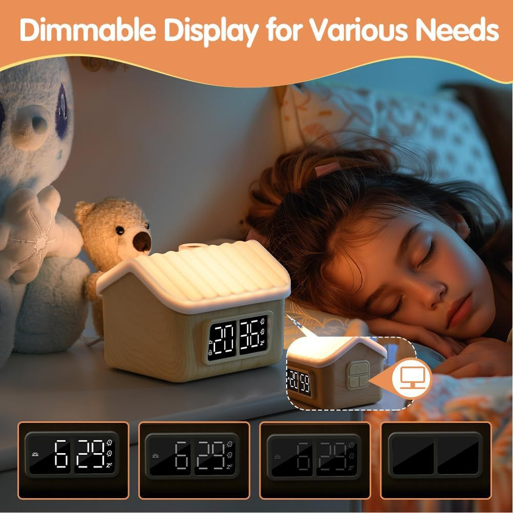 House-Shaped Digital Alarm Clock