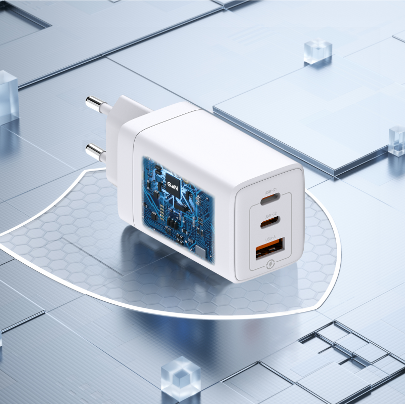 65w Gan Wall charger 2C +1A