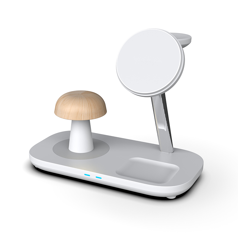 Wireless Mushroom Night Light Charging Bank