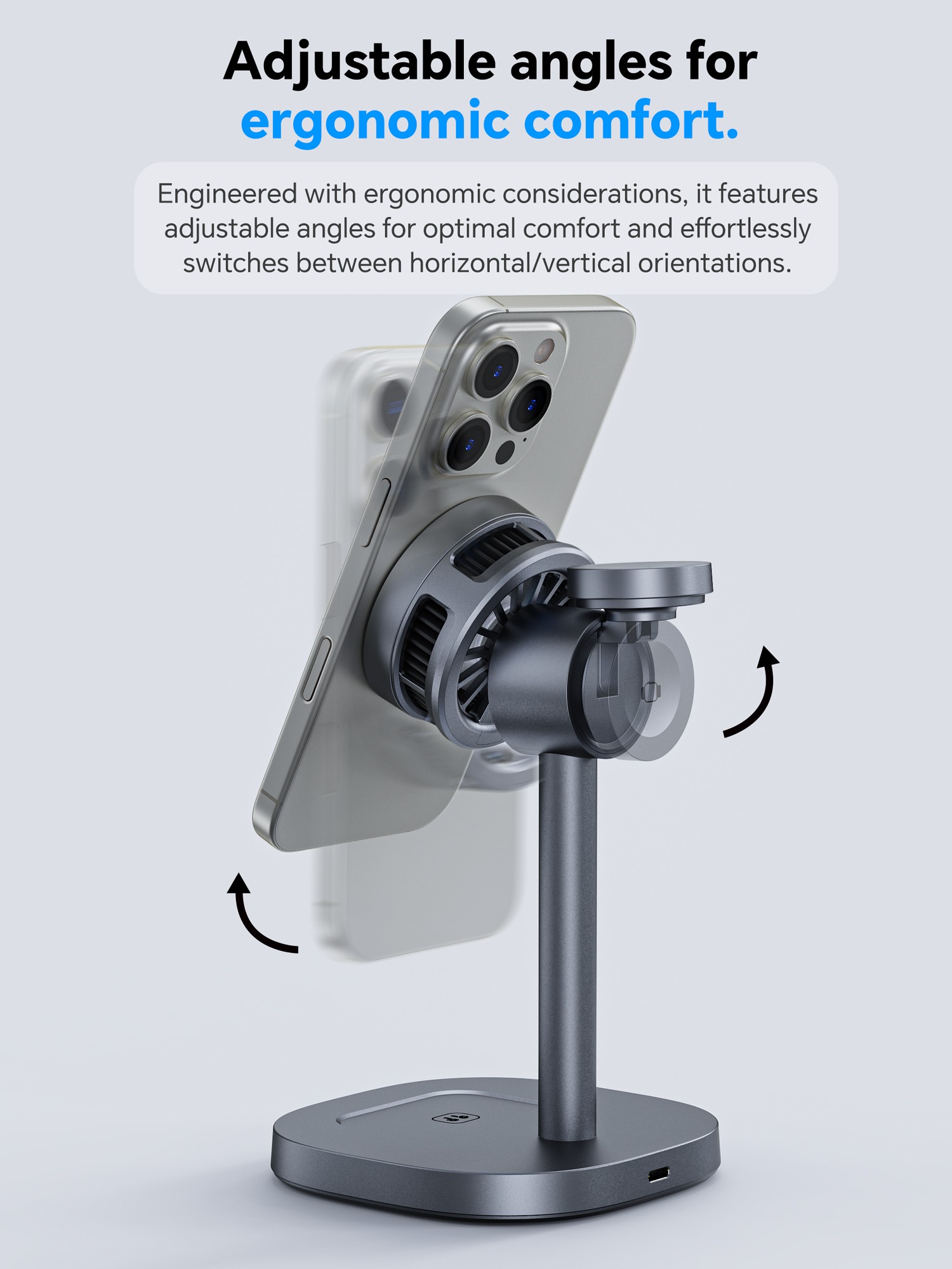 QI2 New Fan Cooling Magnetic Three-in-One Wireless Charger