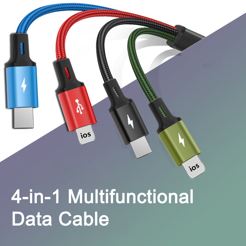 4-in-1 Multifunctional Data Cable