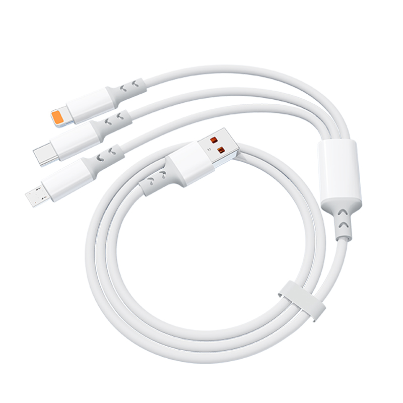 3A Fast-Charging 3-in-1 Data Cable
