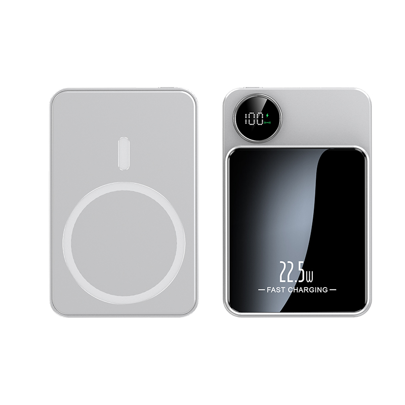 Ultra Thin Magnetic Wireless Fast Charging Mobile Power Bank