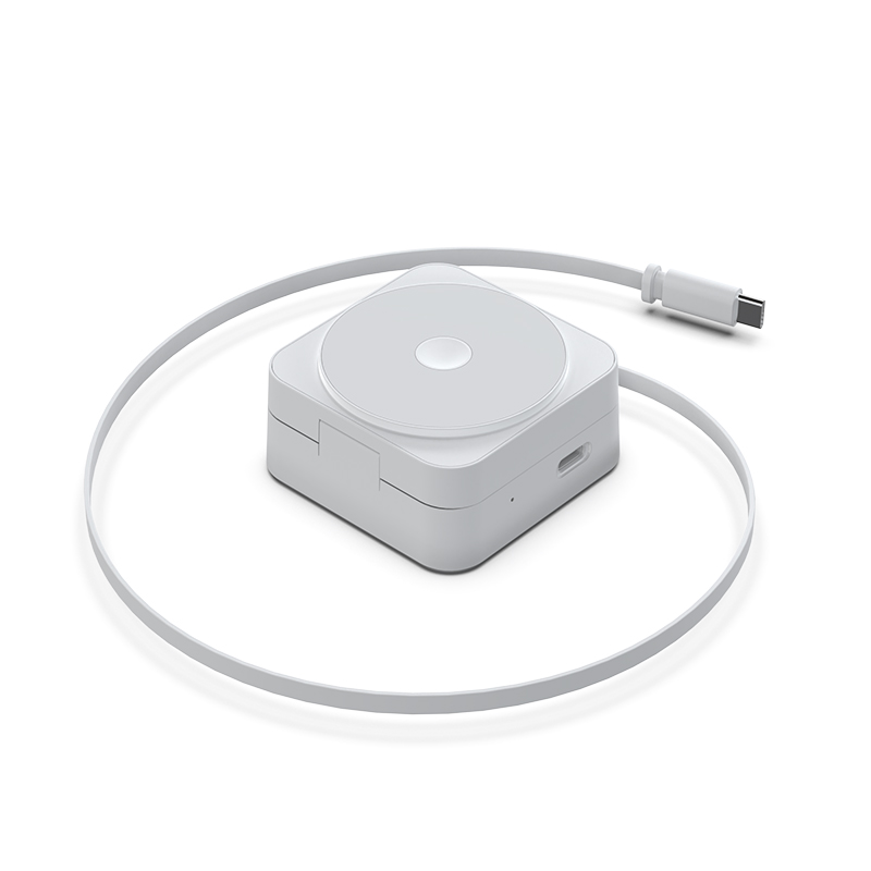 Foldable Three-in-one Multifunctional Magnetic Wireless Charging Cable