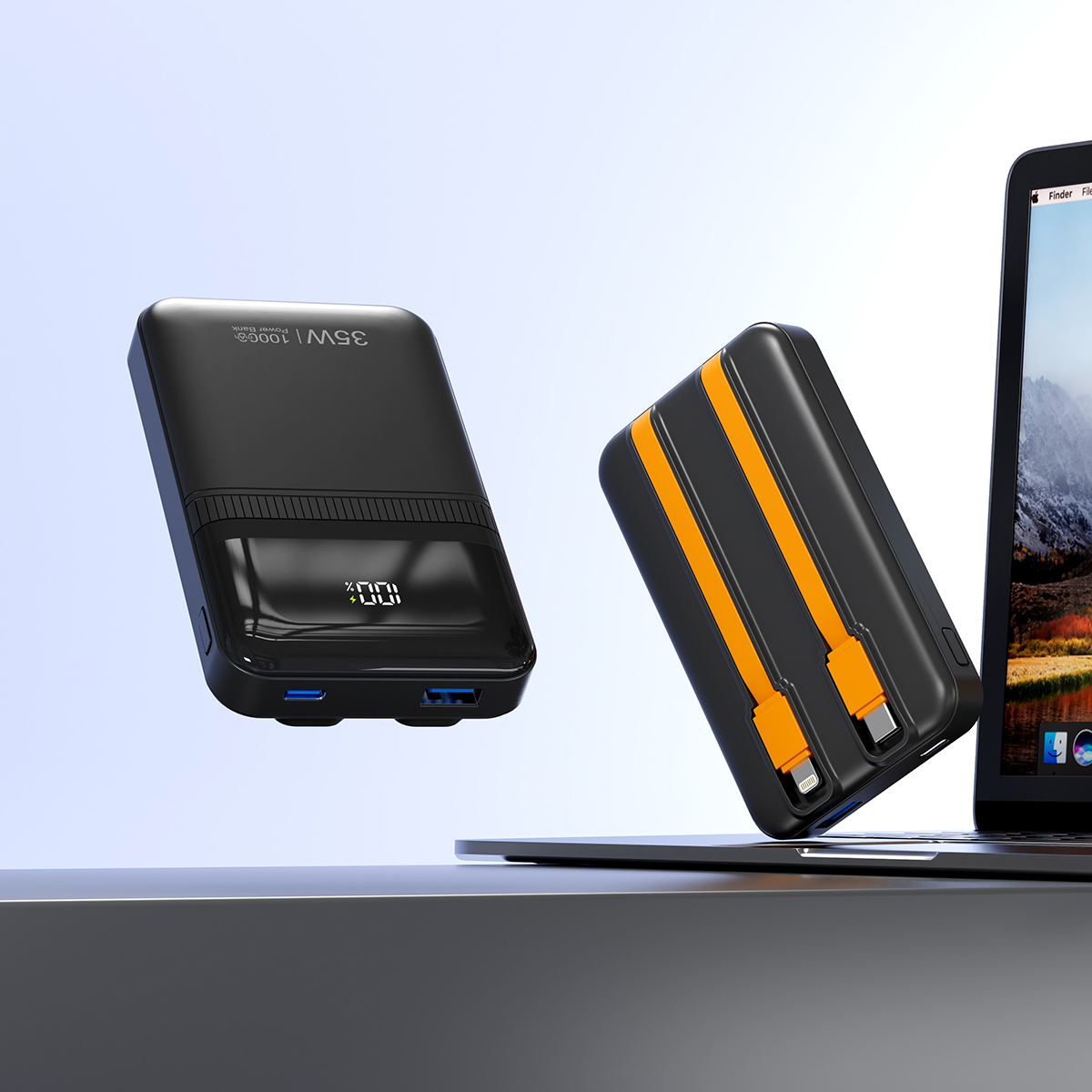 Built-in 10000mAh Fast-Charging 35W Mobile Power Supply