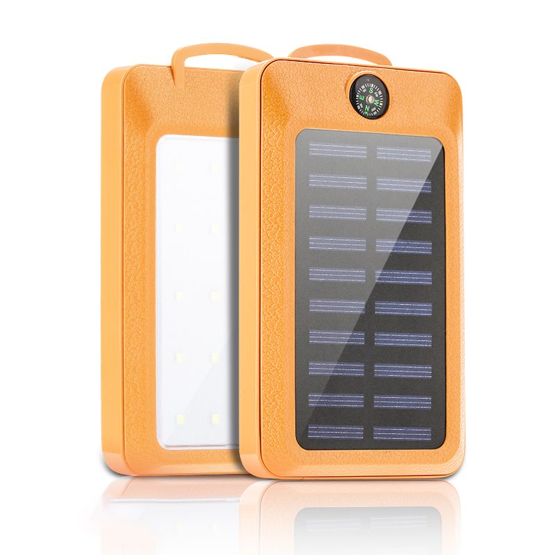 Multifunctional Solar Powered Travel Case Mobile Power Bank 20000mAh