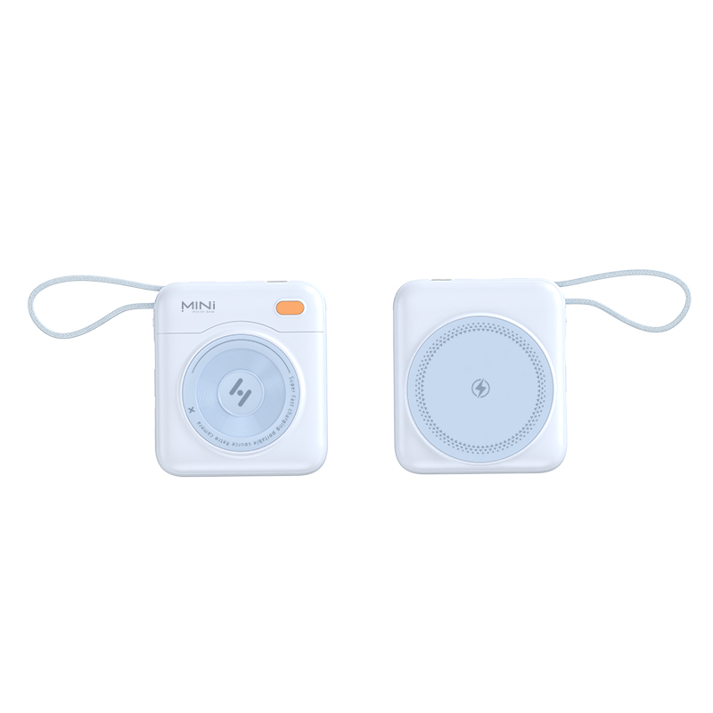 22.5W Magnetic Power Bank with Built-in Cable and Fast Charging