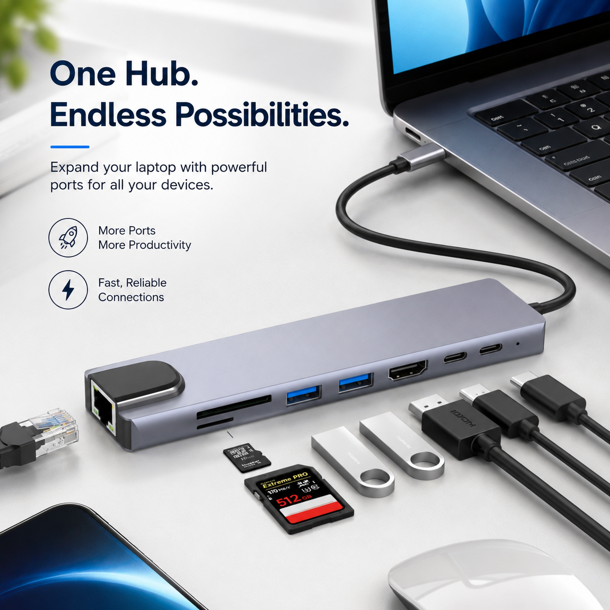 Enhanced version of interface expansion dock