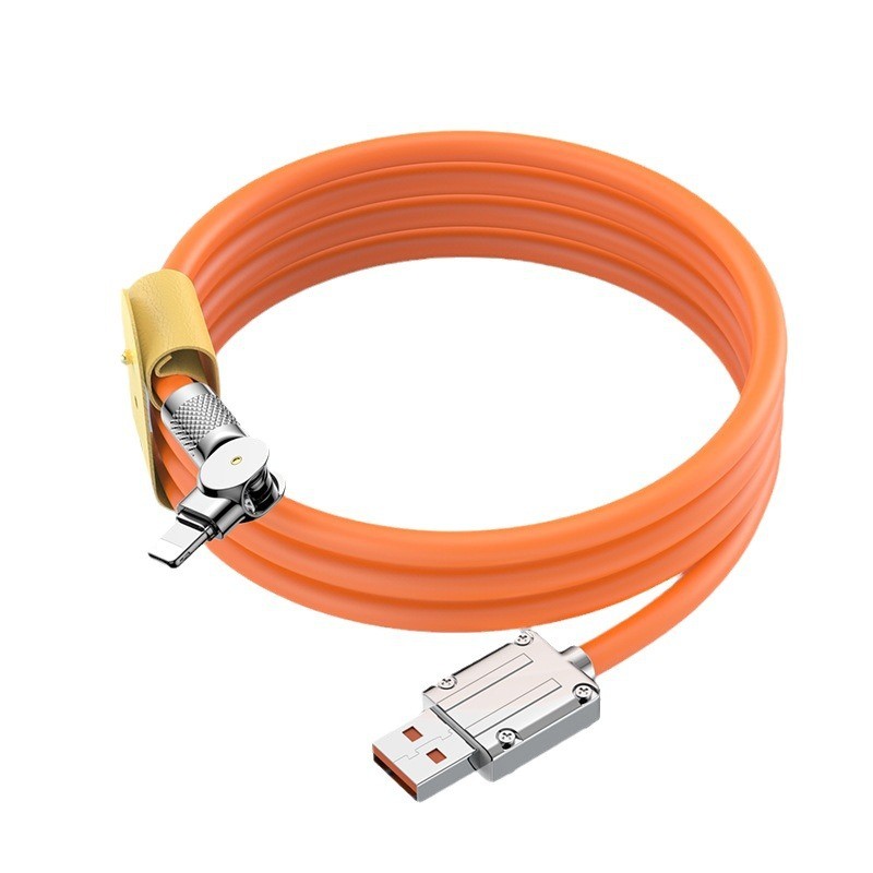 Liquid Silicone 180° Rotating Elbow Data Cable
