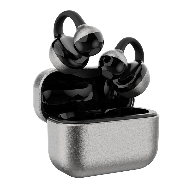 Metal Clip-on Wireless Bluetooth Earphones