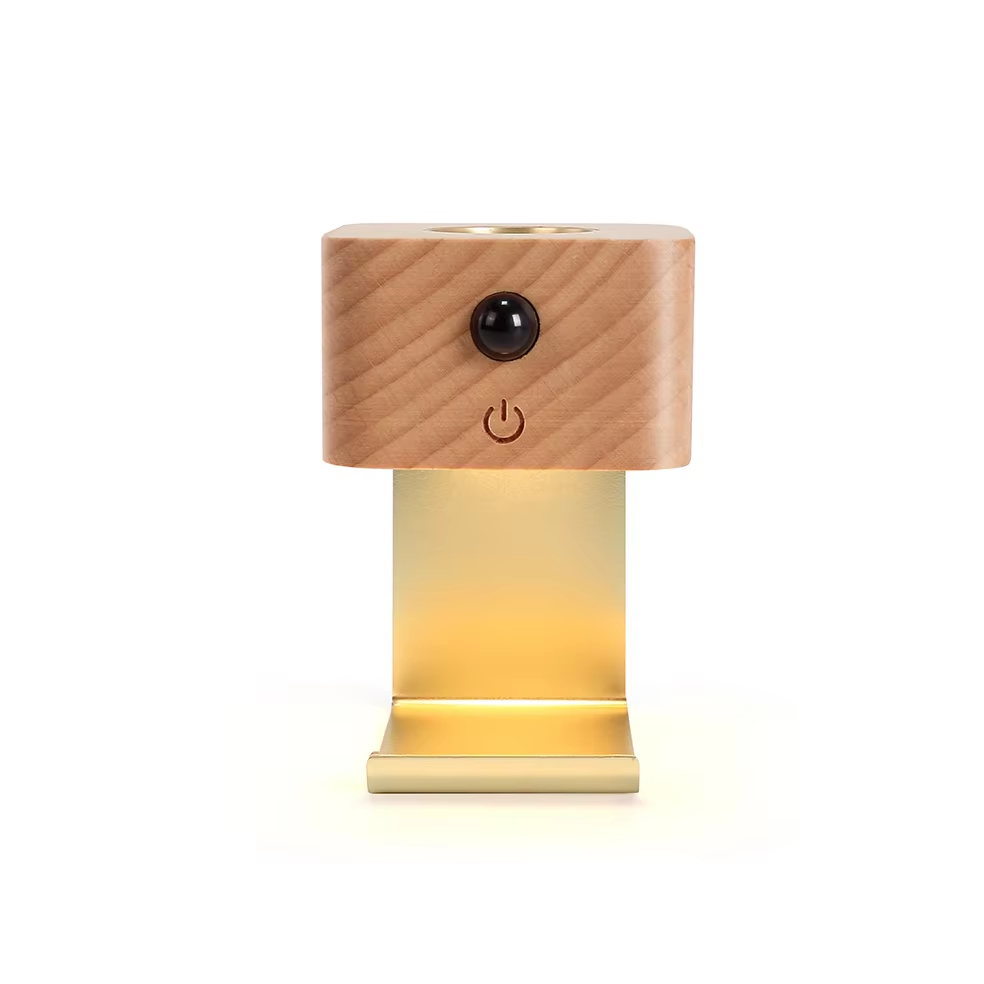 Wood Grain LED Night Lamp