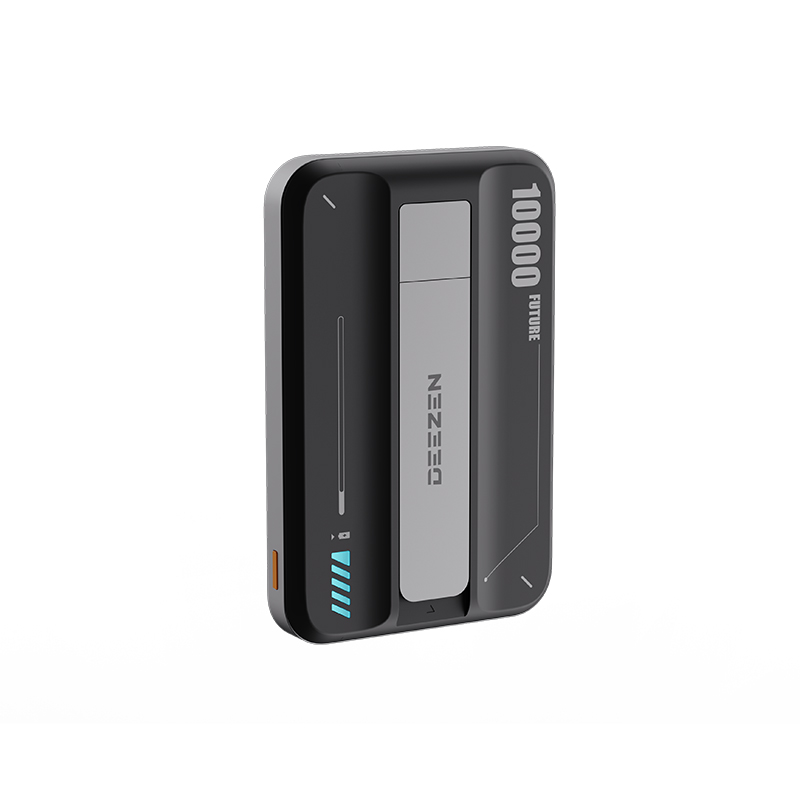 3 in1 10000mAh Ultrathin Magsafe Power Bank with Cables & Stand