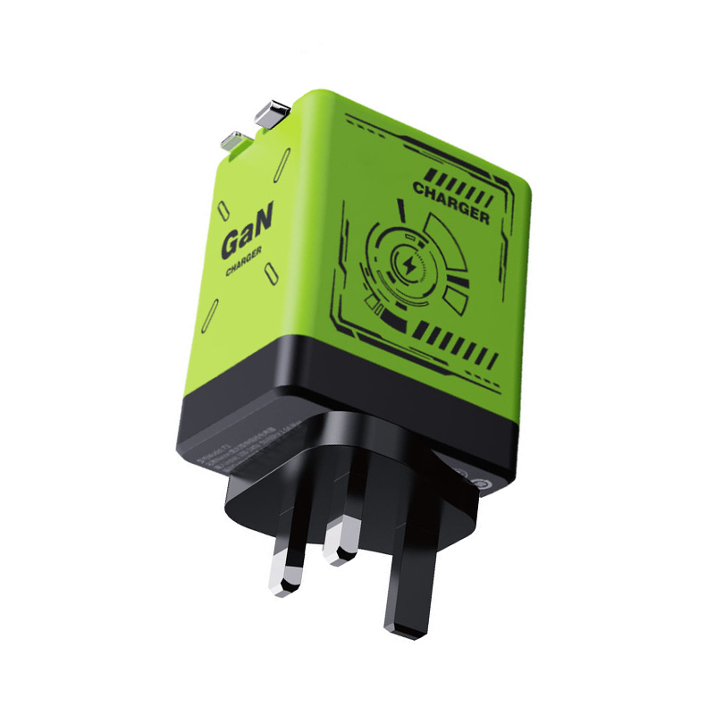 2-in-1 Wall Charger with Telescopic Dual Cables