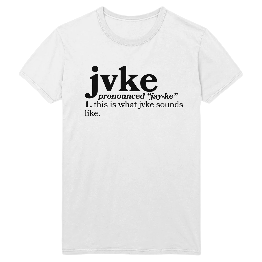 PRONUNCIATION WHITE T-SHIRT