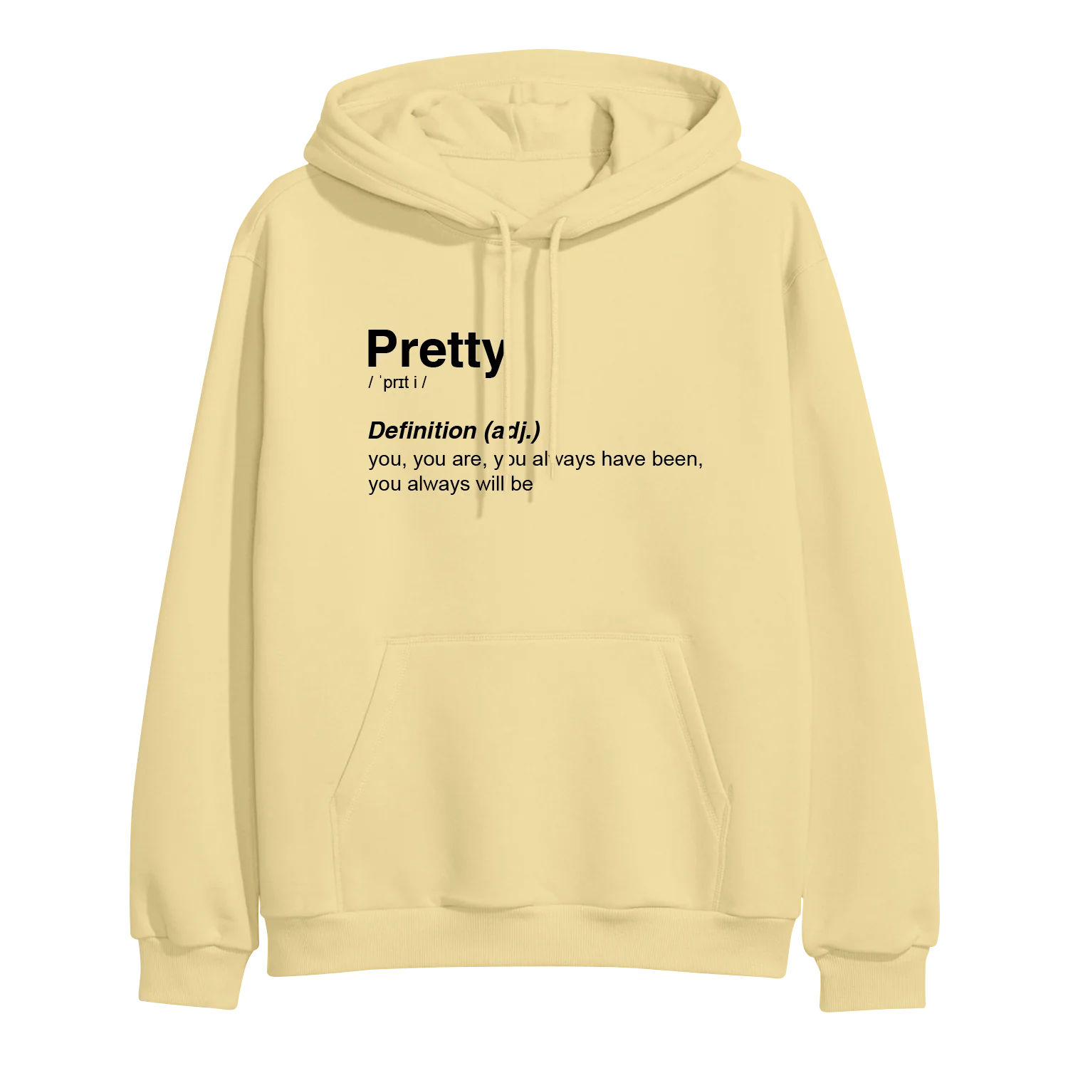 Pretty Definition Light Yellow Pullover