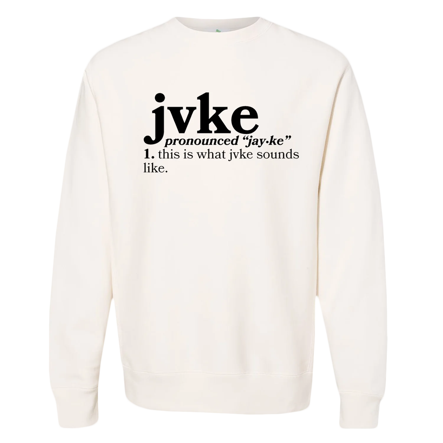 PRONUNCIATION BONE CREWNECK