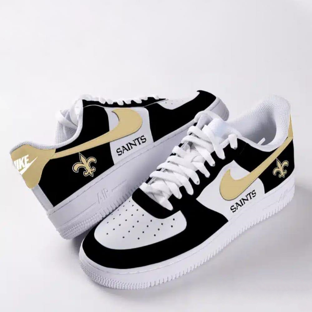 Unisex Nike x NFL New Orleans Saints Custom Air Force 1 Low Team Sneakers