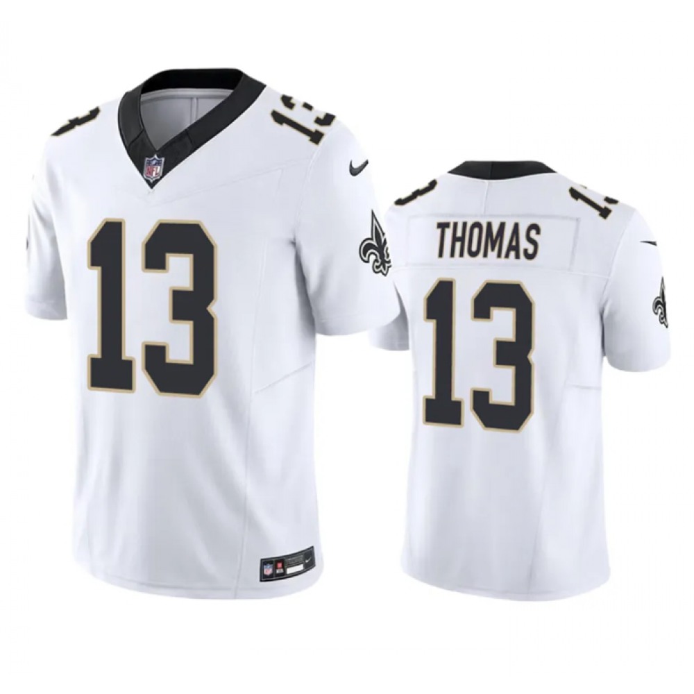 Men's New Orleans Saints #13 Michael Thomas White 2023 F.U.S.E. Vapor Untouchable Limited Stitched Jersey