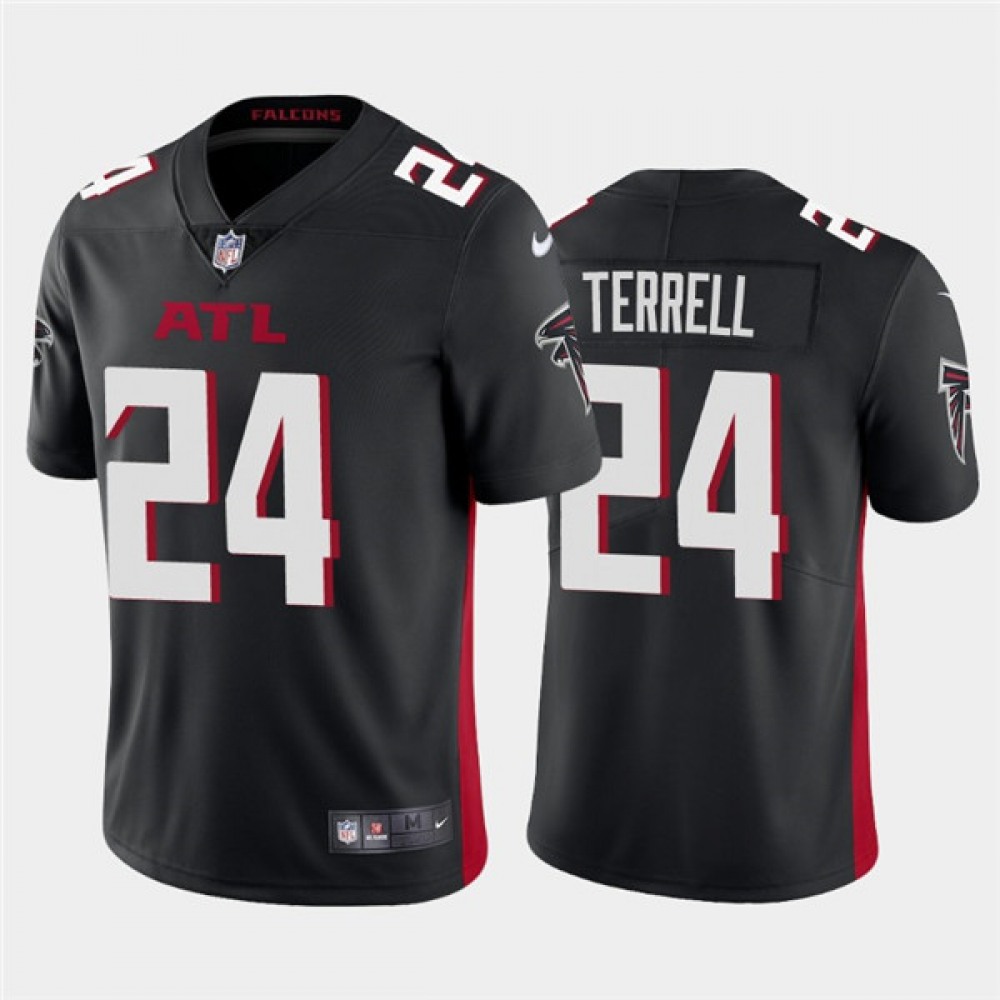 Men's Atlanta Falcons#24 A.J. Terrell New Black Vapor Untouchable Limited Stitched NFL Jersey
