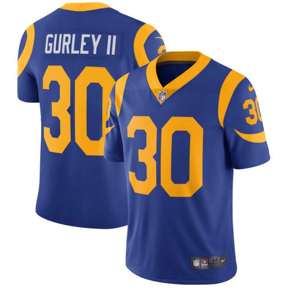 Men's Los Angeles Rams #30 Todd GurleyRoyal Vapor Untouchable Limited Stitched NFL Jersey