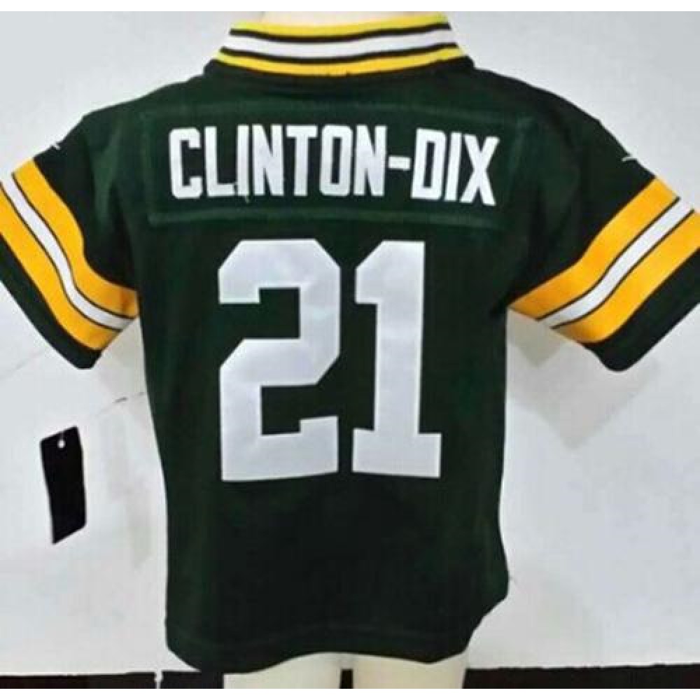 ToddlerPackers #21 Ha Ha Clinton-Dix Green Team Color Stitched NFL Elite Jersey