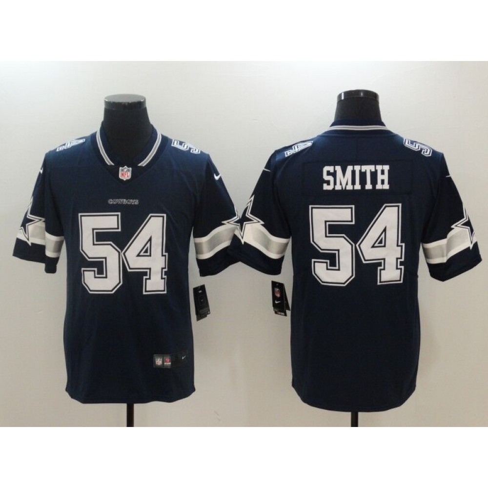 Men'sDallas Cowboys #54 Jaylon Smith Navy Blue Vapor Untouchable Limited Stitched NFL Jersey
