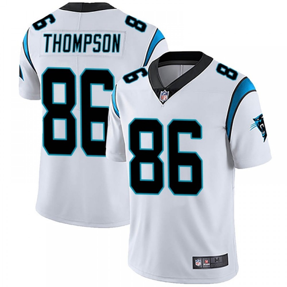 Men's Carolina Panthers #86 Colin Thompson White Vapor Untouchable Limited Stitched Jersey
