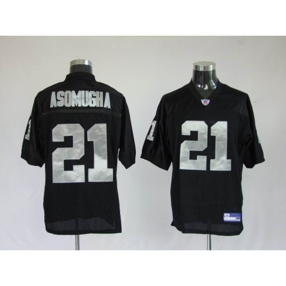 Raiders #21 Nnamdi Asomugha Black Stitched Youth NFL Jersey