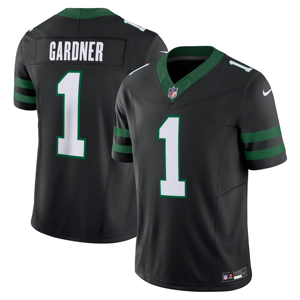 Men's New York Jets Ahmad Sauce GardnerLegacy Black Alternate Vapor F.U.S.E. Limited Jersey