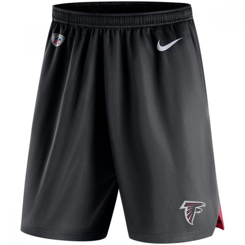 Men's Atlanta FalconsBlack Knit Performance Shorts