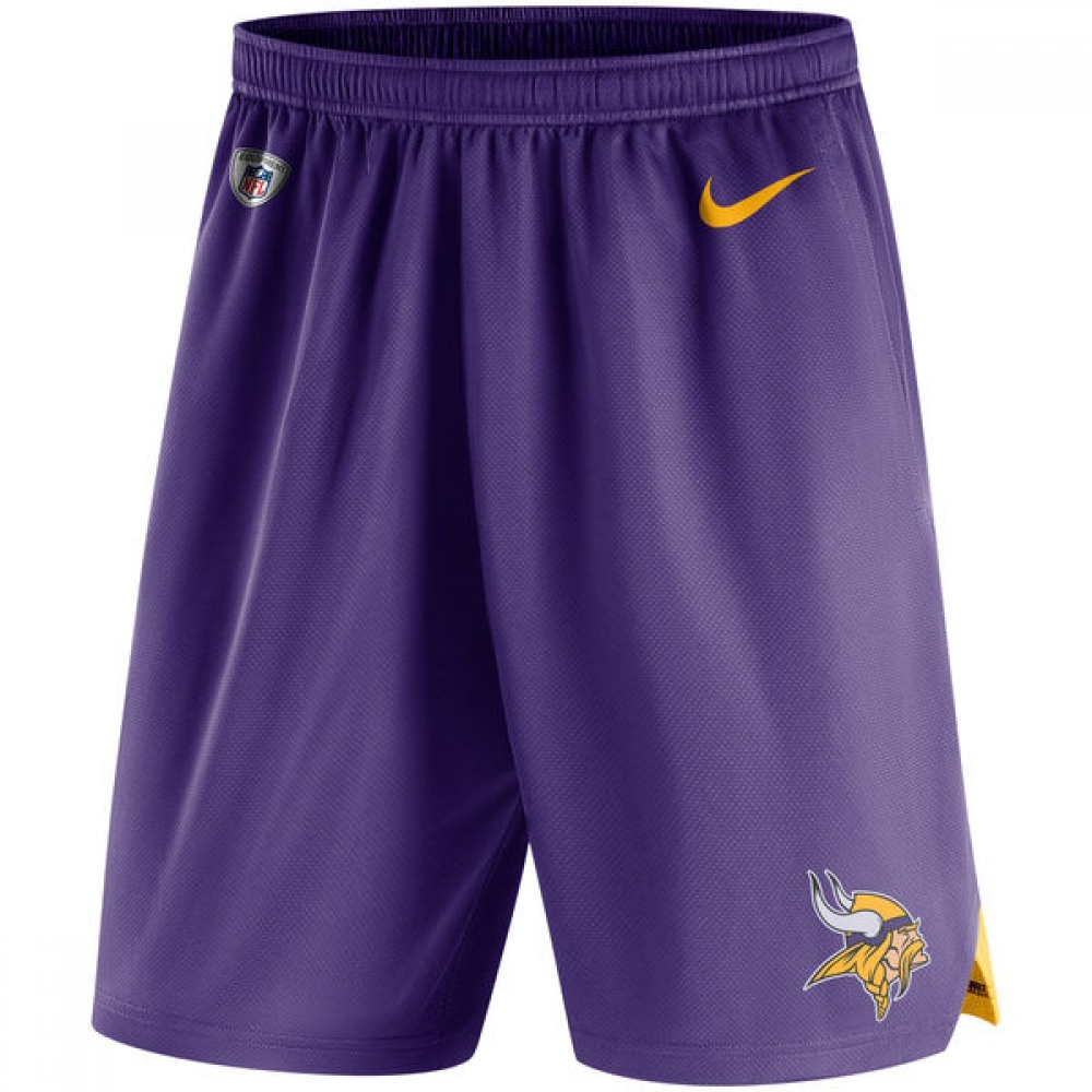 Men's Minnesota VikingsPurple Knit Performance Shorts