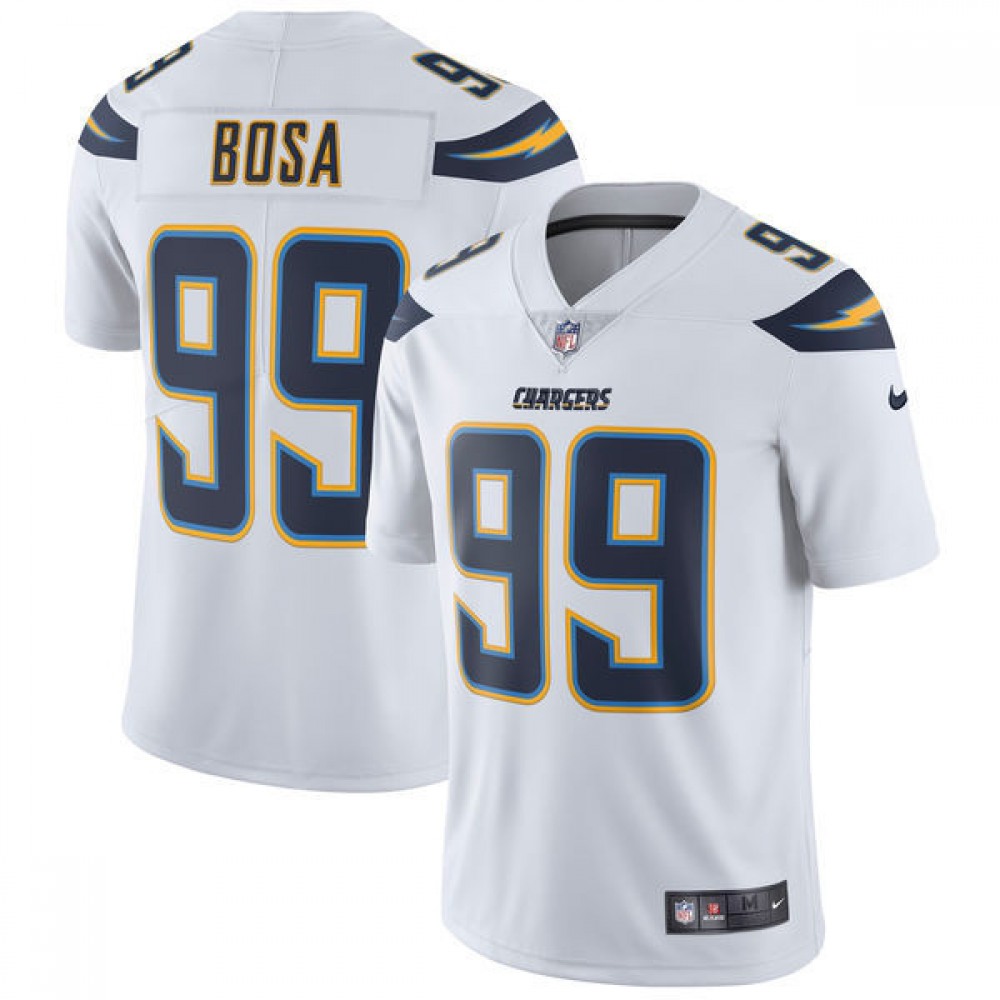 Men's Los Angeles Chargers #99 Joey BosaWhite Vapor Untouchable Limited Stitched NFL Jersey