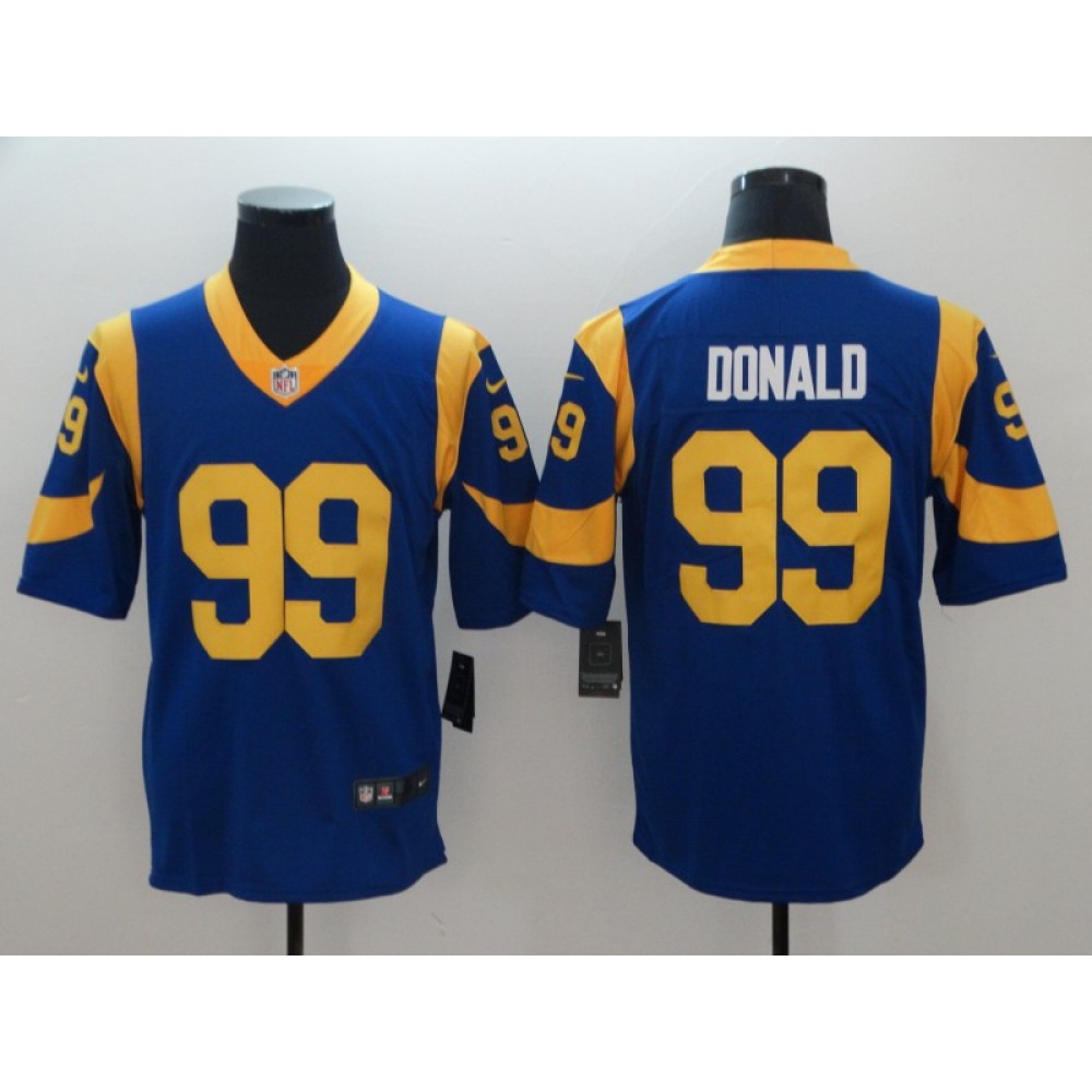 Men's Los Angeles Rams #99 Aaron Donald Royal Blue Vapor Untouchable Limited Stitched NFL Jersey