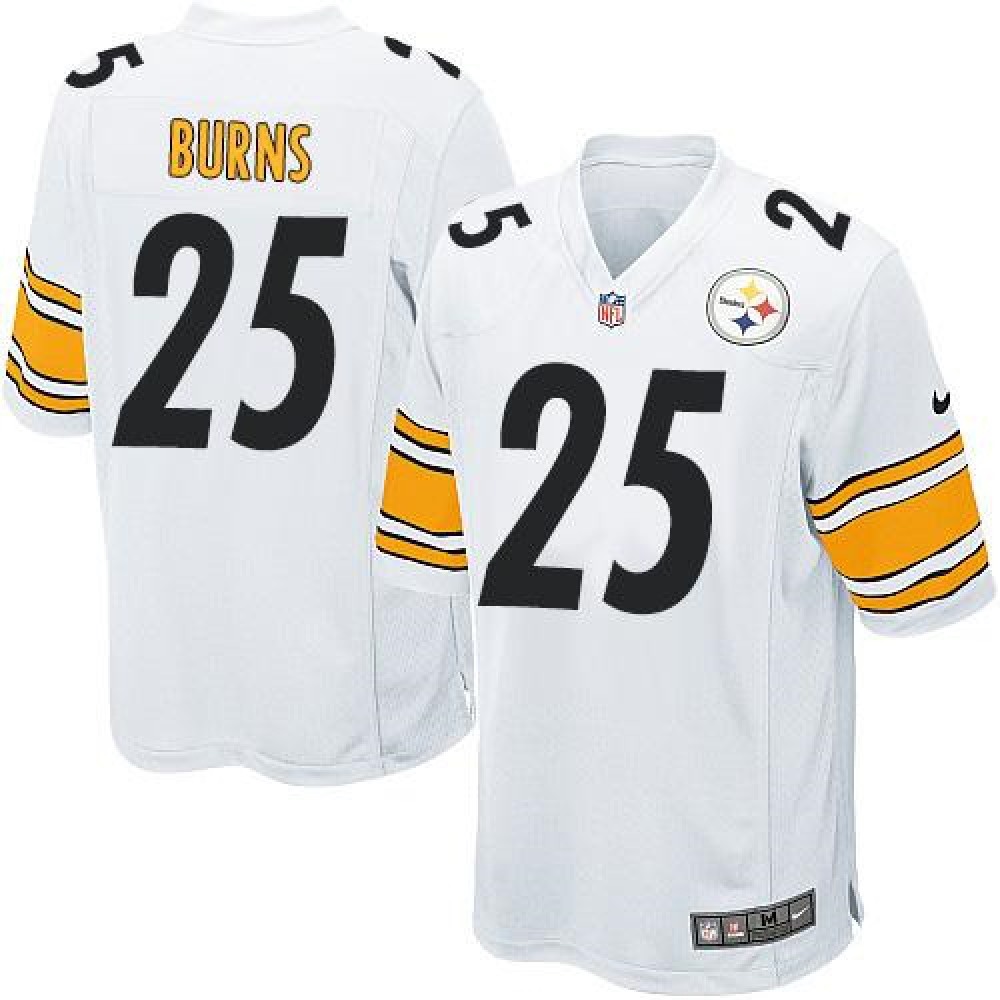 Steelers #25 Artie Burns White Youth Stitched NFL Elite Jersey
