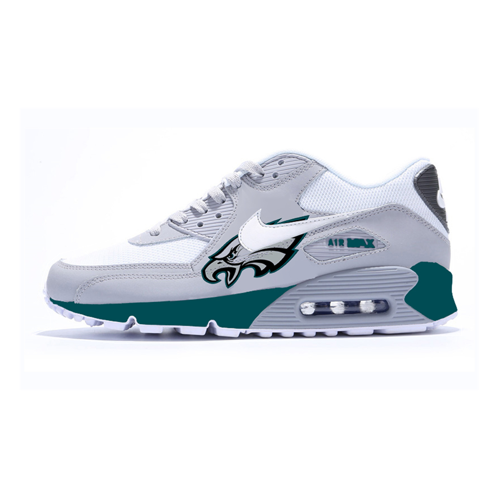 🔥HOT! Unisex Nike x NFL Philadelphia Eagles Custom Air Max 90 Classic Sneakers