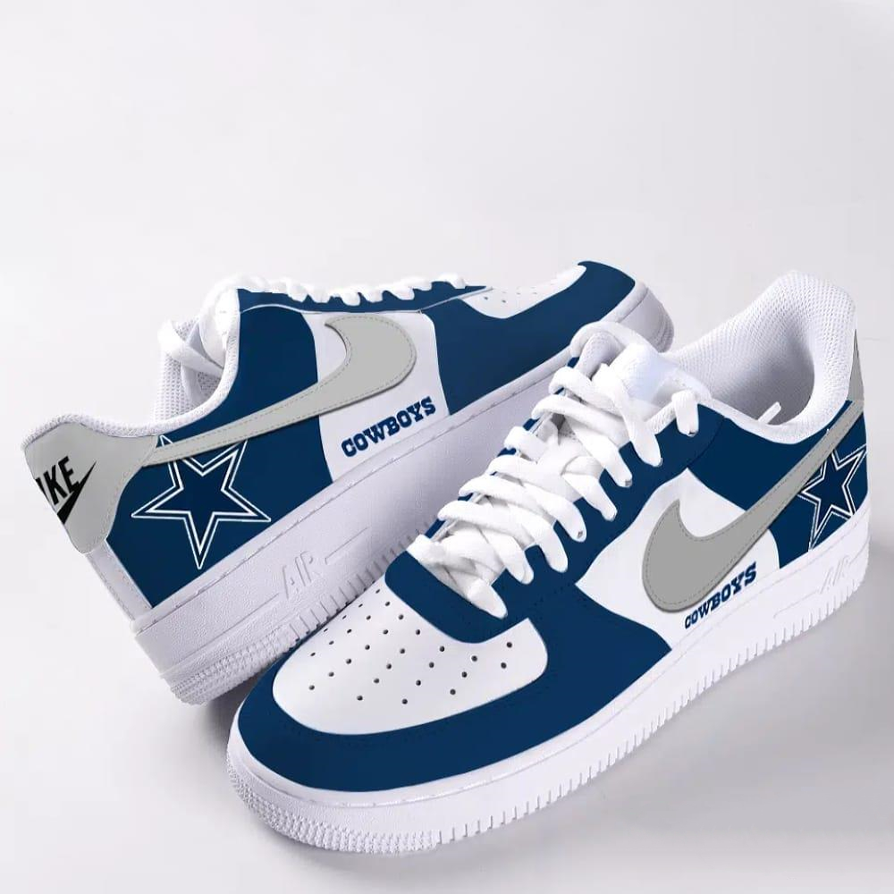 Unisex Nike x NFL Dallas Cowboys Custom Air Force 1 Low Team Sneakers