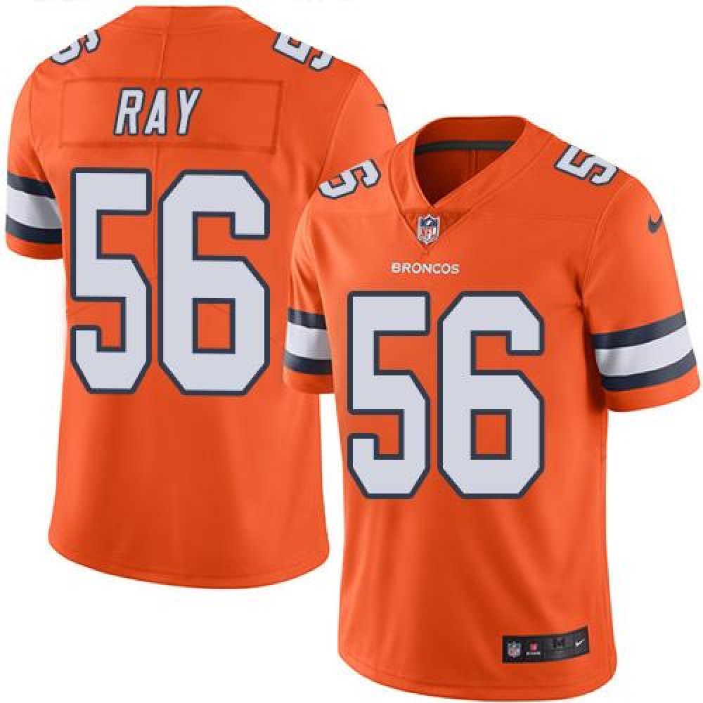 Broncos #56 Shane Ray Orange Youth Stitched NFL Limited Rush Jersey