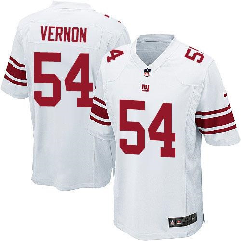 Giants #54 Olivier Vernon White Youth Stitched NFL Elite Jersey